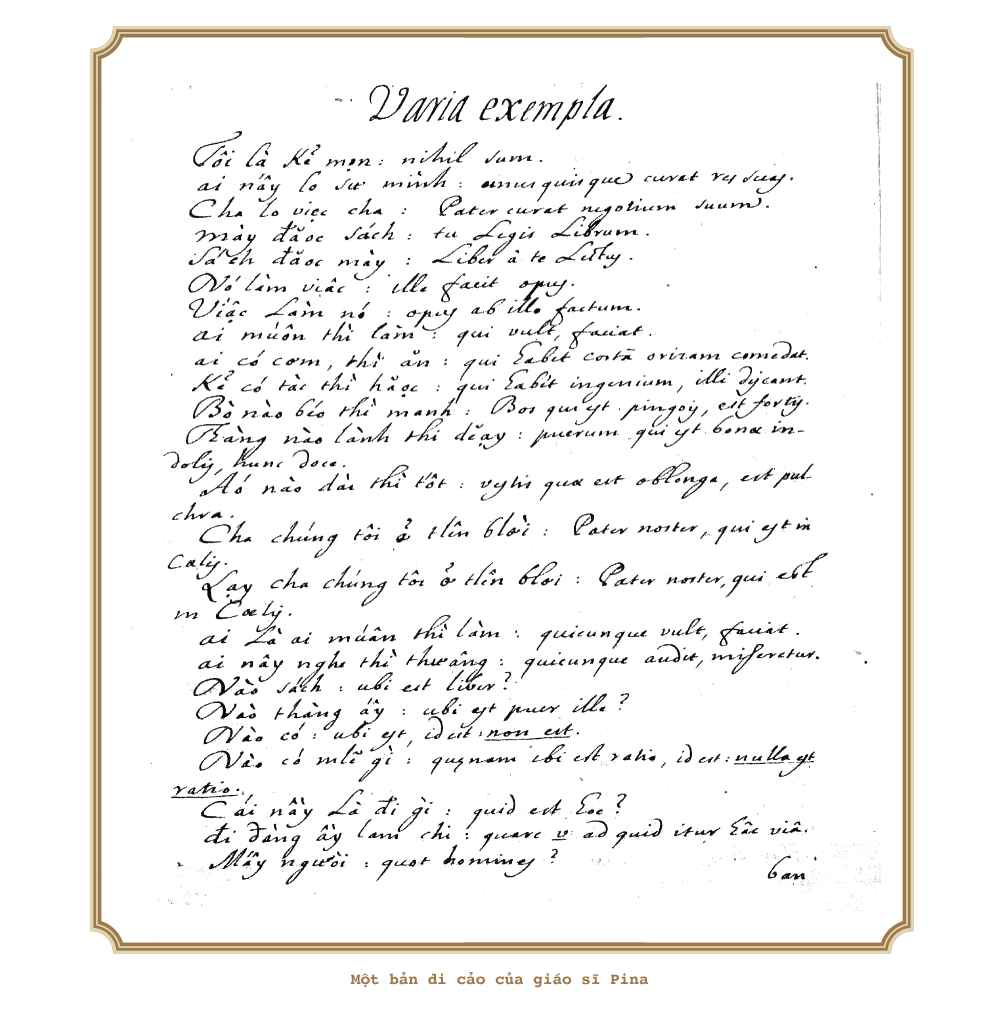 Kỳ 3: Francesco De Pina - người đầu tiên tạo chữ quốc ngữ - Ảnh 5.