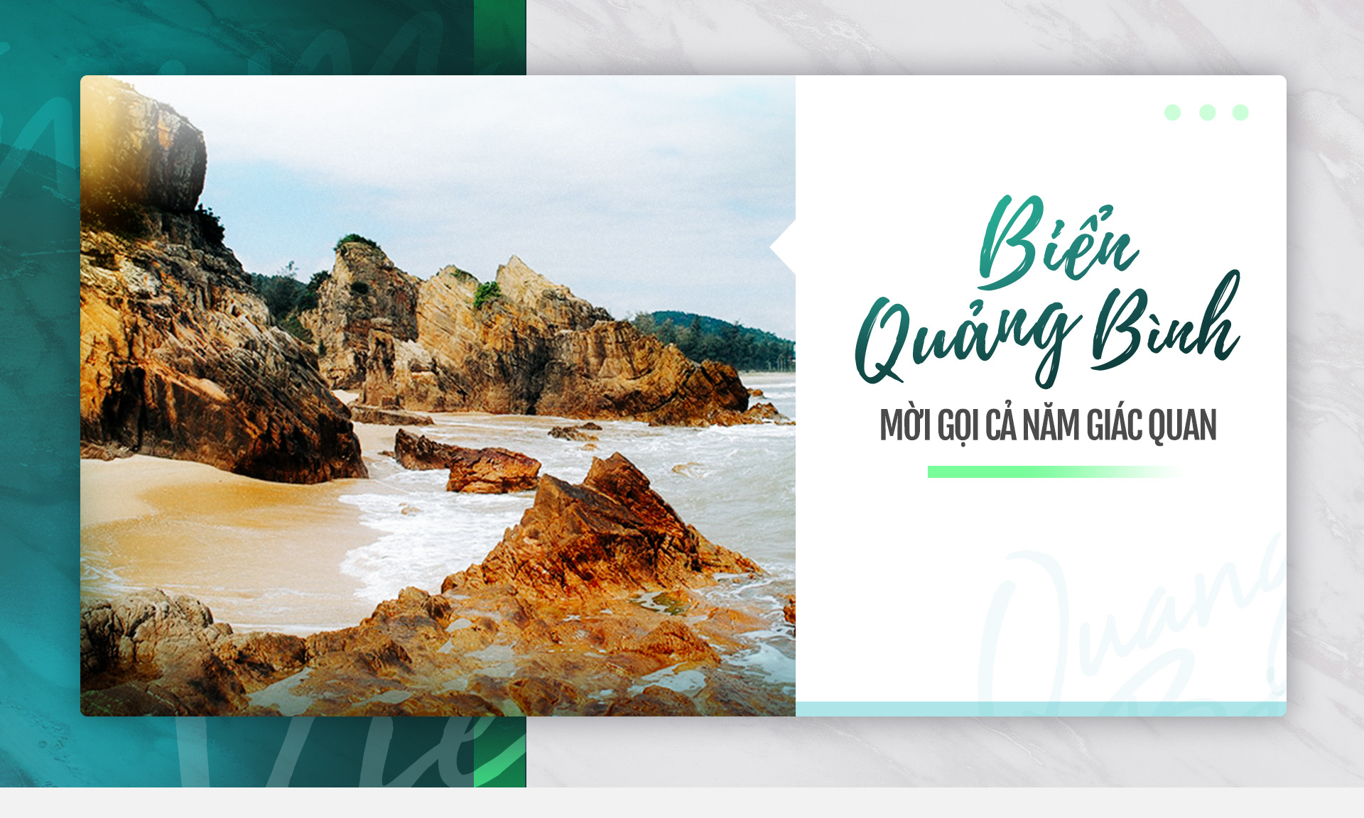 Biển Quảng Bình: Mời gọi cả năm giác quan