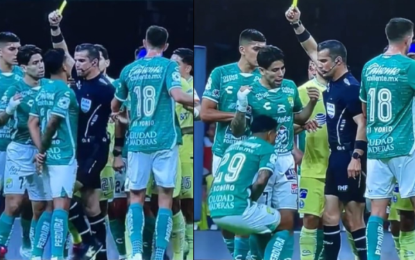 Rút thẻ vàng, trọng tài còn lên gối vào 