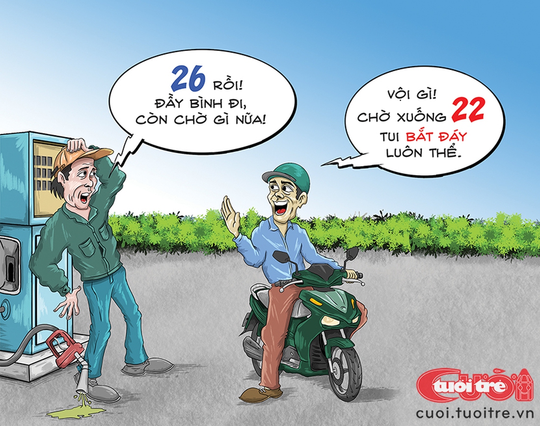 Bắt đáy giá xăng - Ảnh 1.
