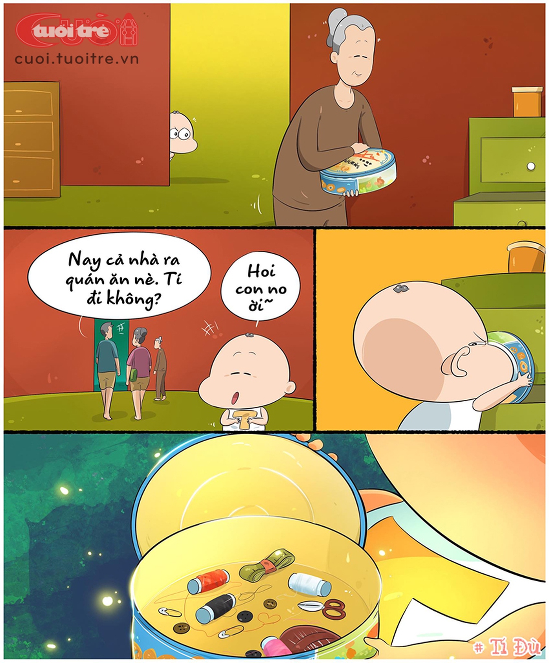 Thằng Tí phát hiện một kho báu ẩm thực - Ảnh 1.