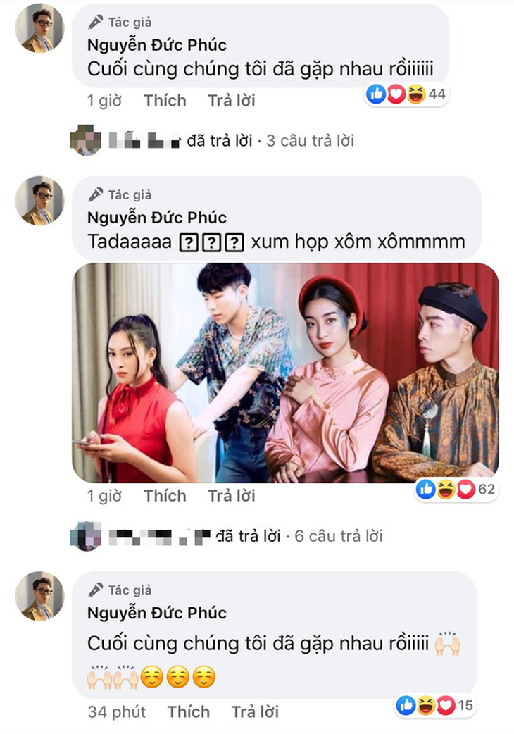 Đức Phúc - Erik đăng ảnh tái hợp Tiểu Vy và Đỗ Mỹ Linh, dân mạng rần rần vì lời chốt hạ của hai ca sĩ