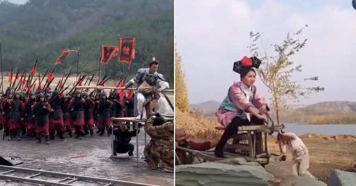 Hậu trường cưỡi ngựa trong phim cổ trang Trung Quốc