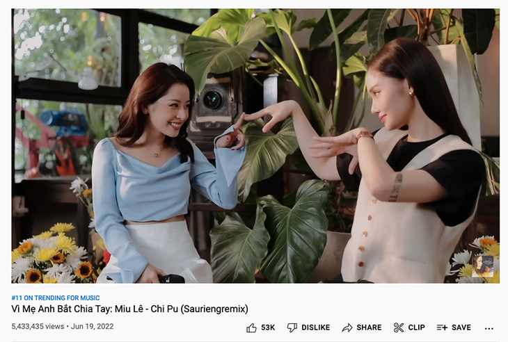 ‘Vì mẹ anh bắt chia tay’ của Miu Lê và Karik gây bão mọi mặt trận