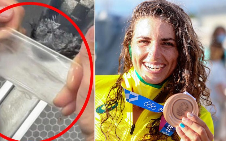 Nữ vận động viên xinh đẹp đoạt huy chương ở Olympic Tokyo nhờ... bao cao su