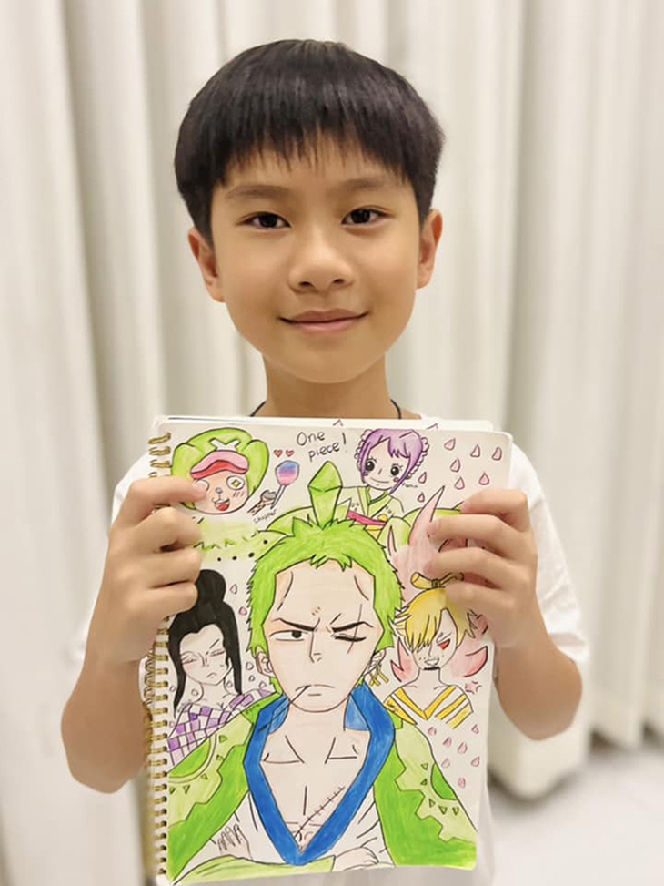 Ngỡ ngàng với tài năng vẽ của 4 con nhà Lý Hải - Minh Hà - Ảnh 1.