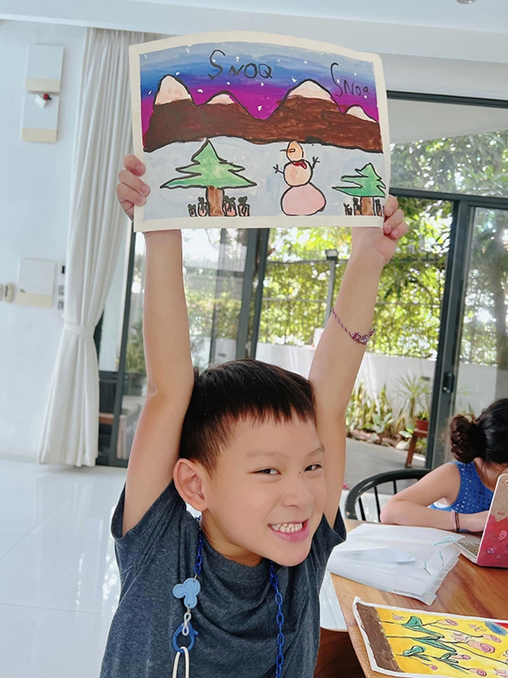 Ngỡ ngàng với tài năng vẽ của 4 con nhà Lý Hải - Minh Hà - Ảnh 10.