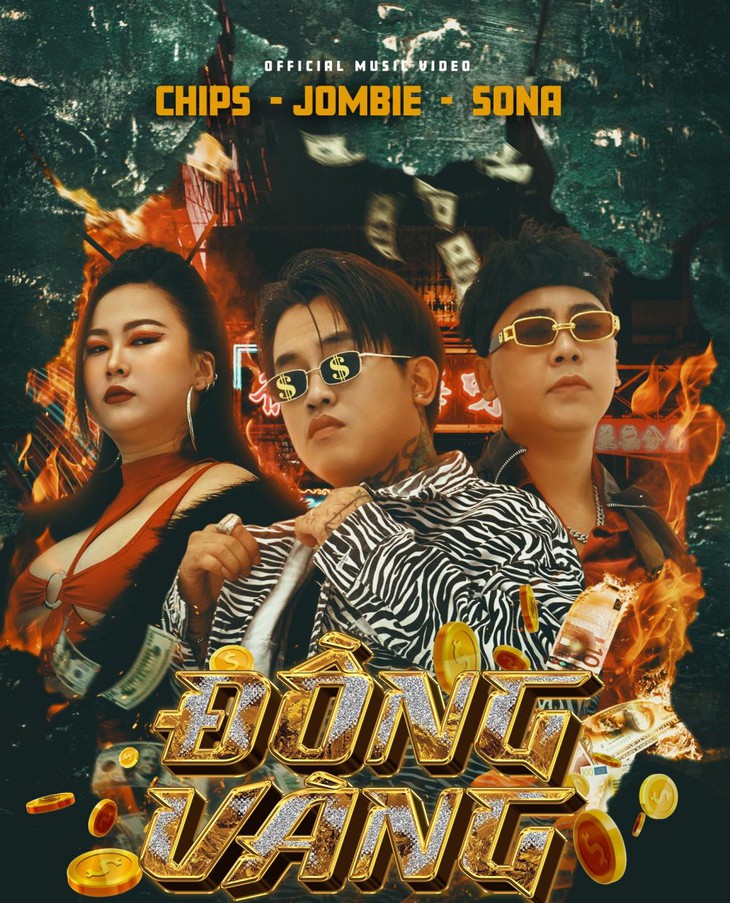 Sau trend khoe tiền, MV Đồng vàng gây sốt khi rap bằng tiếng Khmer - Ảnh 1.