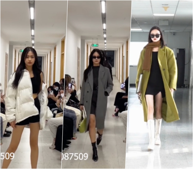 Mãn nhãn với show diễn thời trang hành lang ở ký túc xá - Ảnh 3.