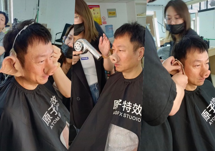 Hé lộ cảnh hóa trang Trư Bát Giới của Lê Diệu Tường - Ảnh 5.