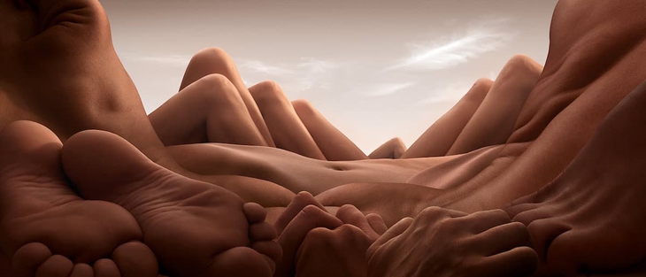 Sửng sốt trước bộ ảnh vẻ đẹp kỳ quan của cơ thể - Ảnh 2.