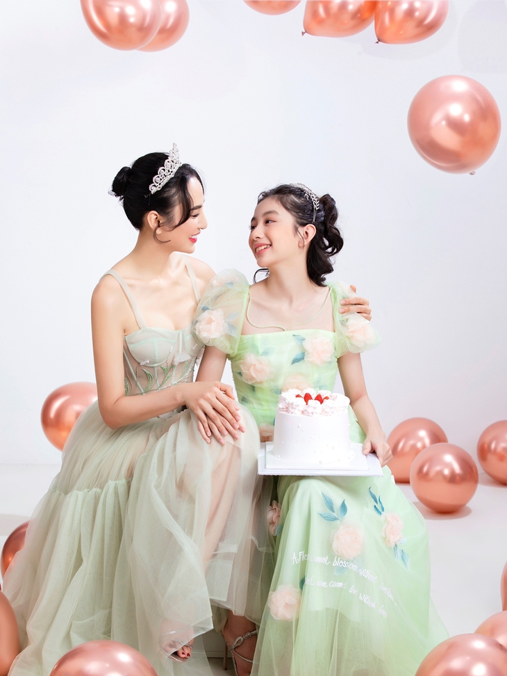 Hoa hậu Ngọc Diễm tiết lộ thú vị về cô con gái 12 tuổi Chiko - Ảnh 1.