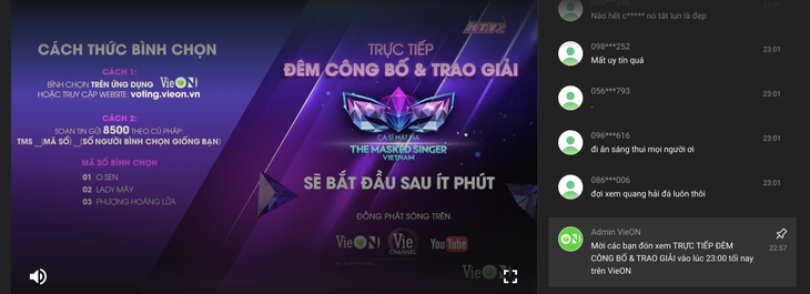 Chương trình Ca sĩ mặt nạ và ê-kíp lãnh đạn vì câu giờ khét lẹt - Ảnh 1.