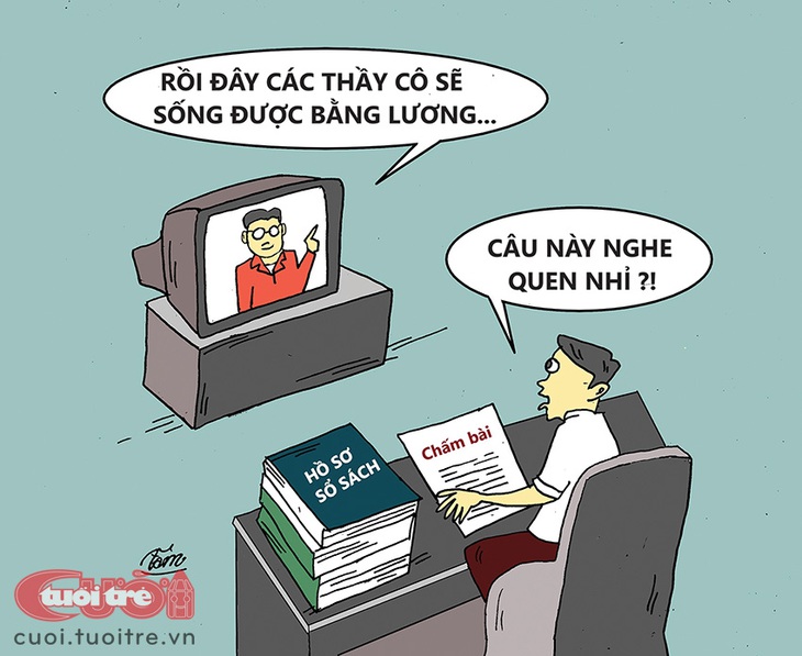 20-11, chúc thầy cô sống được... bằng lương - Ảnh 1.