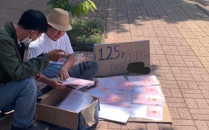 Ảnh vui 2-11: Bán sổ đất mà như bán rau vậy đó!