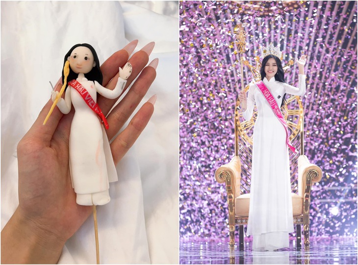 Loạt quà độc lạ fan tặng Đỗ Thị Hà nhân 2 năm đương nhiệm - Ảnh 4.