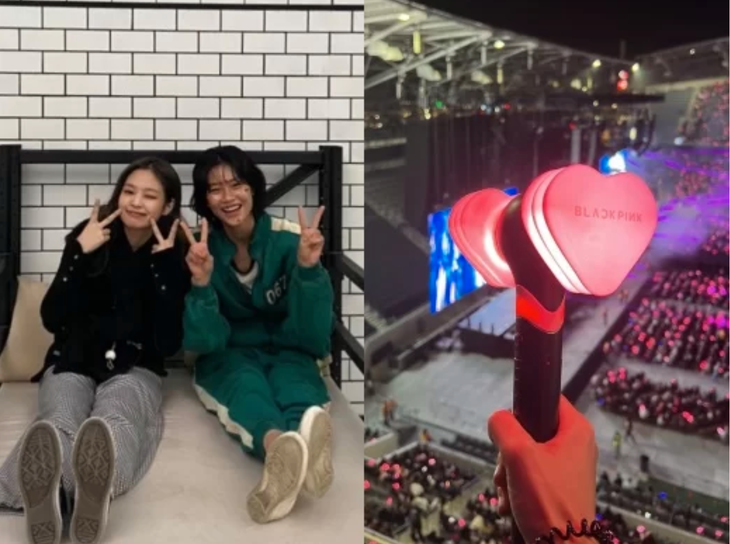 Diễn viên Trò chơi con mực rủ rê con gái Johnny Depp đi xem concert của BLACKPINK - Ảnh 2.