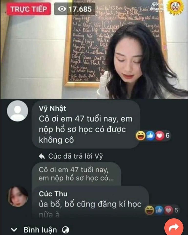 Ảnh vui 23-11: Con gái bắt thóp bố thả thính cô giáo trên livestream - Ảnh 1.