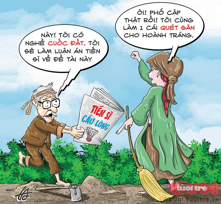 Lại thêm một luận án... tiến sĩ cầu lông - Ảnh 2.