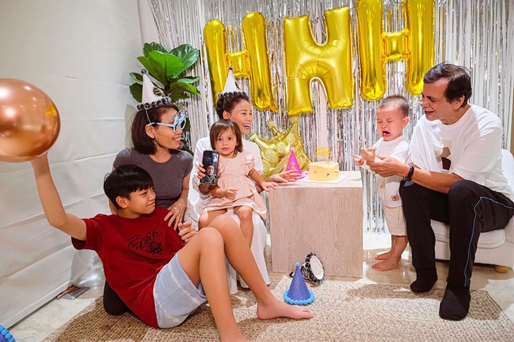 Hồ Ngọc Hà xúc động vì được ba con mừng sinh nhật - Ảnh 5.