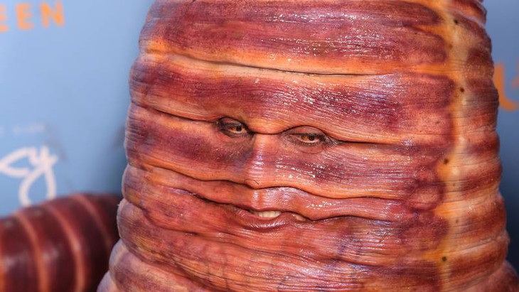 Nữ hoàng Halloween Heidi Klum hé lộ quá trình tạo trang phục chú sâu khủng - Ảnh 6.