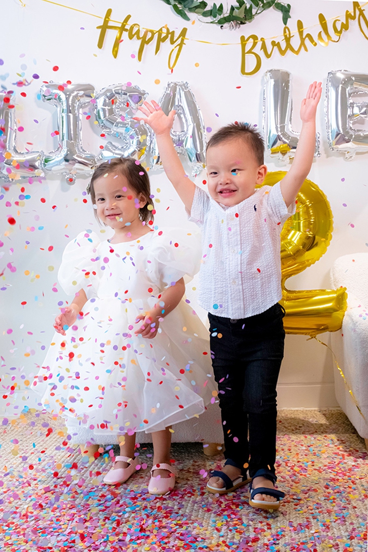 Lisa - Leon nhà Hồ Ngọc Hà cười tít mắt trong tiệc sinh nhật 2 tuổi - Ảnh 4.