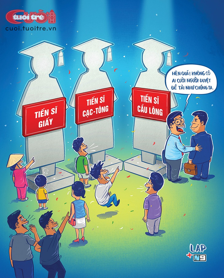 Tiến sĩ cầu lông không đạt: Cầm cân nảy mực hóa ra trò đùa! - Ảnh 1.