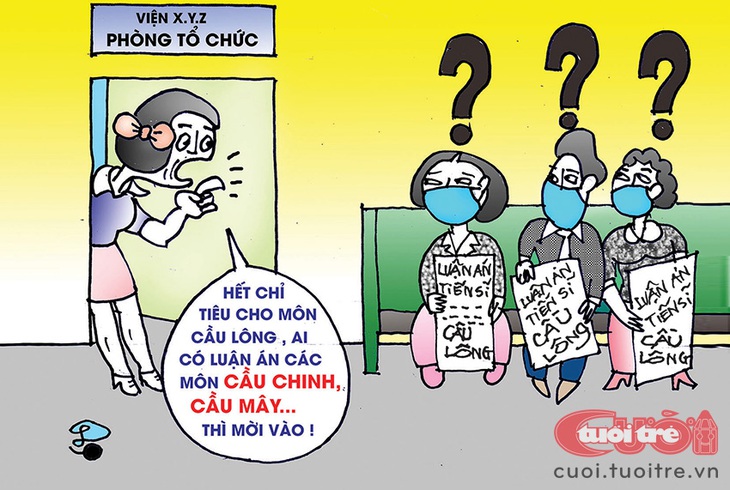 Tiến sĩ cầu lông không đạt: Cầm cân nảy mực hóa ra trò đùa! - Ảnh 2.