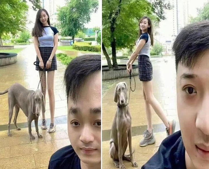 Ảnh vui 13-12: Cô gái co kéo hình đến mức bạn trai biến dạng - Ảnh 1.