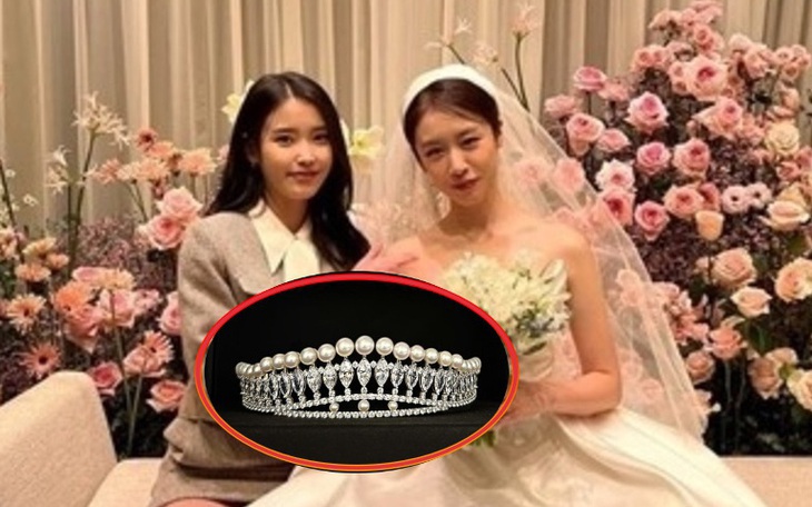 IU chơi lớn, tặng hẳn vương miện ngọc trai làm quà cưới cho Ji Yeon