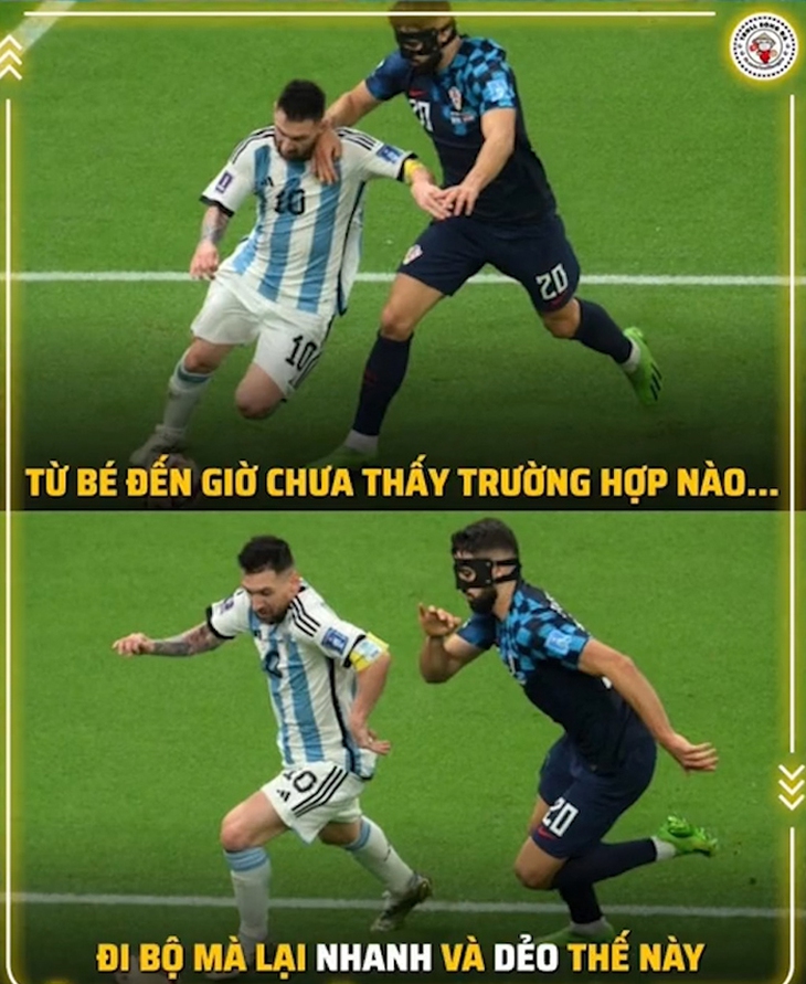 Ảnh chế: Messi biến trung vệ Gvardiol về giá trị thực - Ảnh 1.