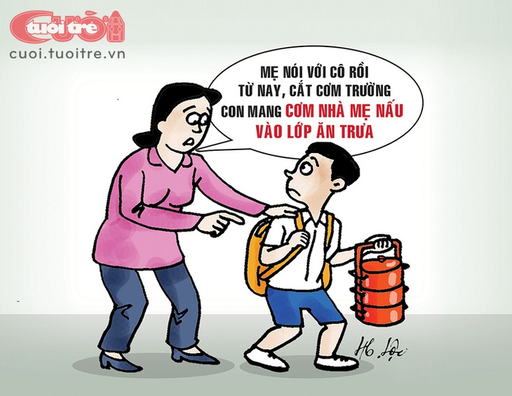 Cơm bán trú vừa ăn vừa... run - Ảnh 2.