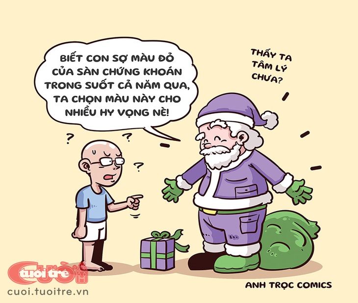Ông già Noel màu tím - Ảnh 1.