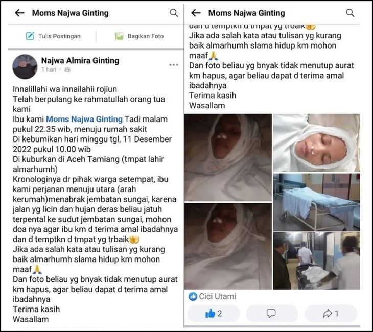 Trốn nợ 6 triệu đồng, đăng luôn ảnh giả chết lên Facebook - Ảnh 1.