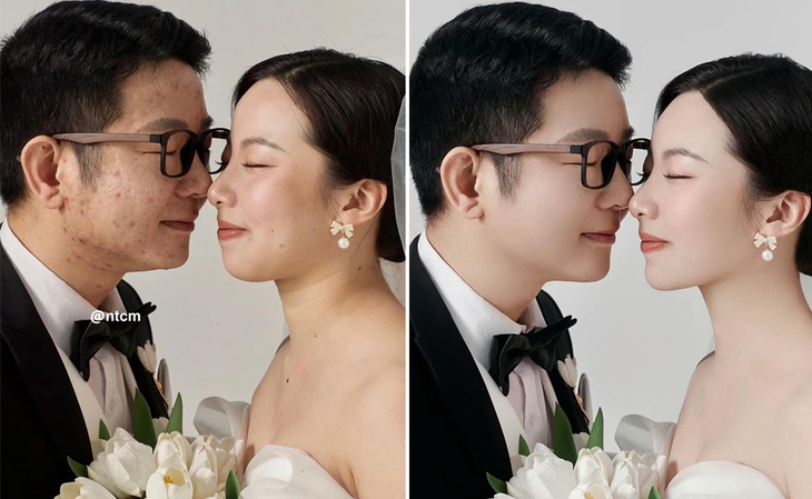 Những lần photoshop gánh còng lưng để ảnh cưới đẹp hoàn hảo - Ảnh 1.