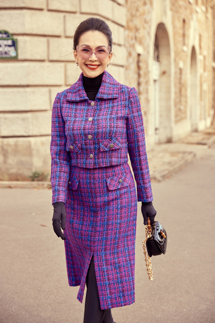 ‘Nữ hoàng ảnh lịch’ Diễm My mặc thương hiệu Việt, phủ phụ kiện hàng hiệu dạo chơi Paris - Ảnh 5.