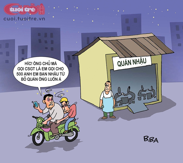 Chủ quán nhậu tiến thoái lưỡng nan - Ảnh 1.