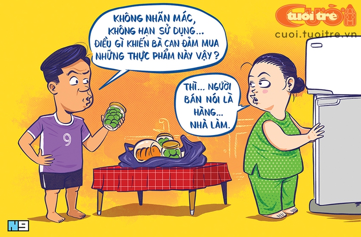 Thực phẩm nhà làm khỏi cần nhãn mác - Ảnh 1.