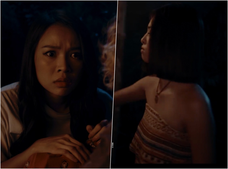 Tiểu Vy, Sam có phải mỹ nhân kinh dị trong Đảo độc đắc không mà tạo hình bí ẩn thế này! - Ảnh 6.