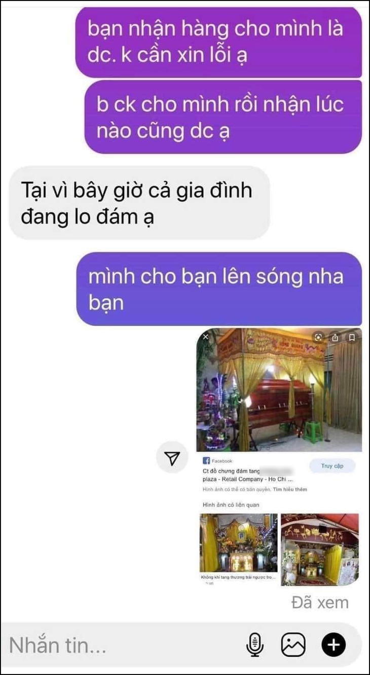 Dựng kịch bản bom hàng, cô gái bị chủ shop bóc trần sự gian dối - Ảnh 2.