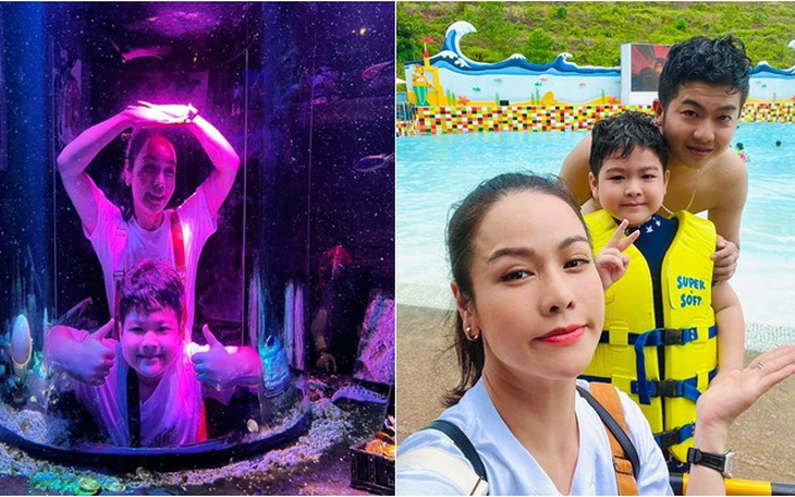 Nhật Kim Anh ‘quậy’ tưng bừng khi du lịch cùng chồng cũ và con trai