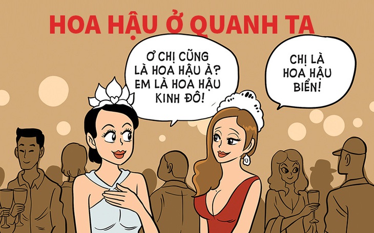 Hoa hậu ở quanh ta