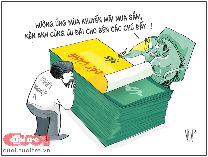 Quan tham khuyến mãi sập sàn - Ảnh 1.