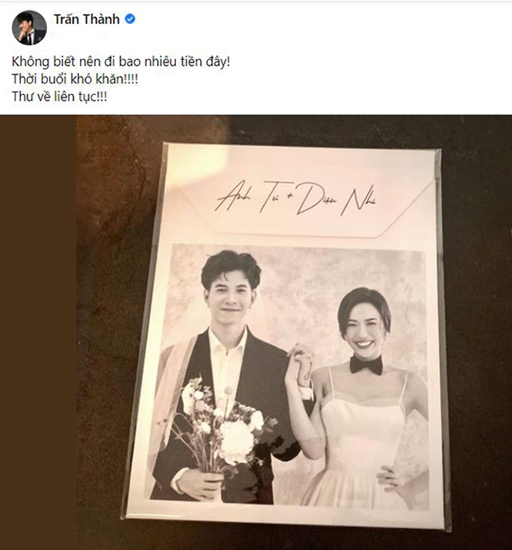 1.001 biểu cảm của sao Việt khi check-in với thiệp cưới Diệu Nhi - Anh Tú - Ảnh 10.