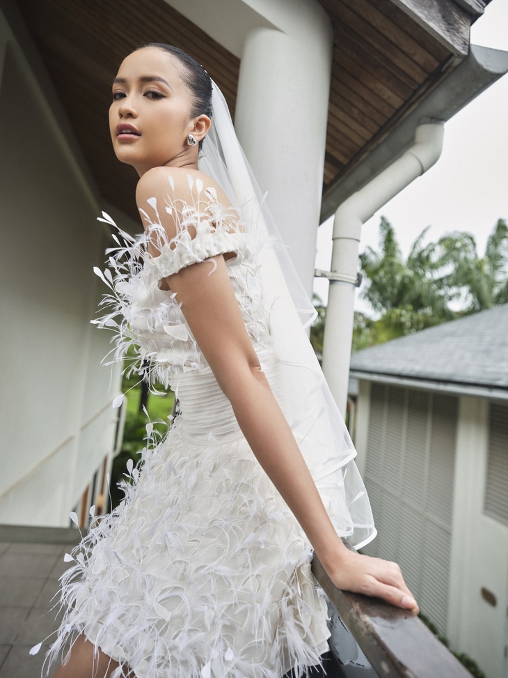 Ngọc Châu mặc áo cưới đẹp mê hồn khiến dân chúng rần rần muốn cưới - Ảnh 2.