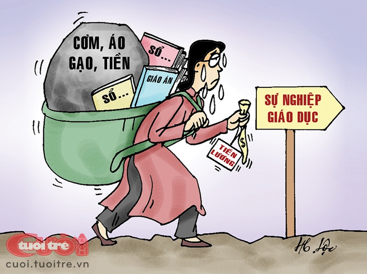 Đời giáo viên: Chân trong - chân ngoài - Ảnh 2.