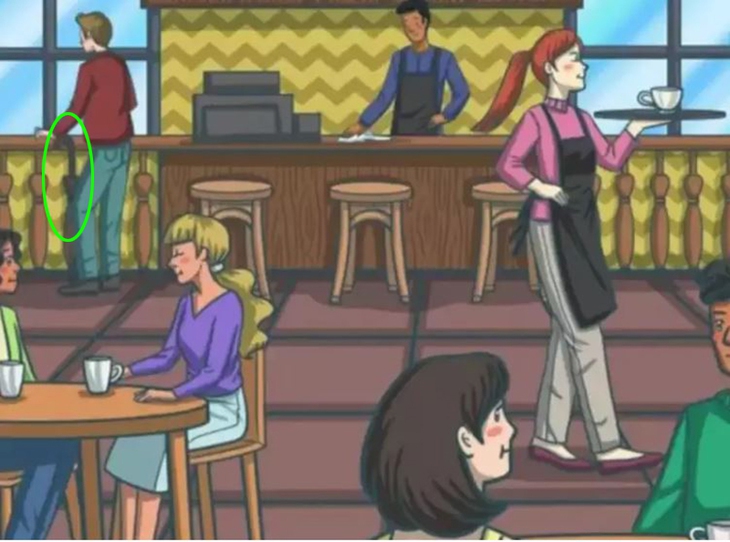 Thử tài tinh mắt: Chiếc ô bị thất lạc ở đâu trong quán? - Ảnh 3.