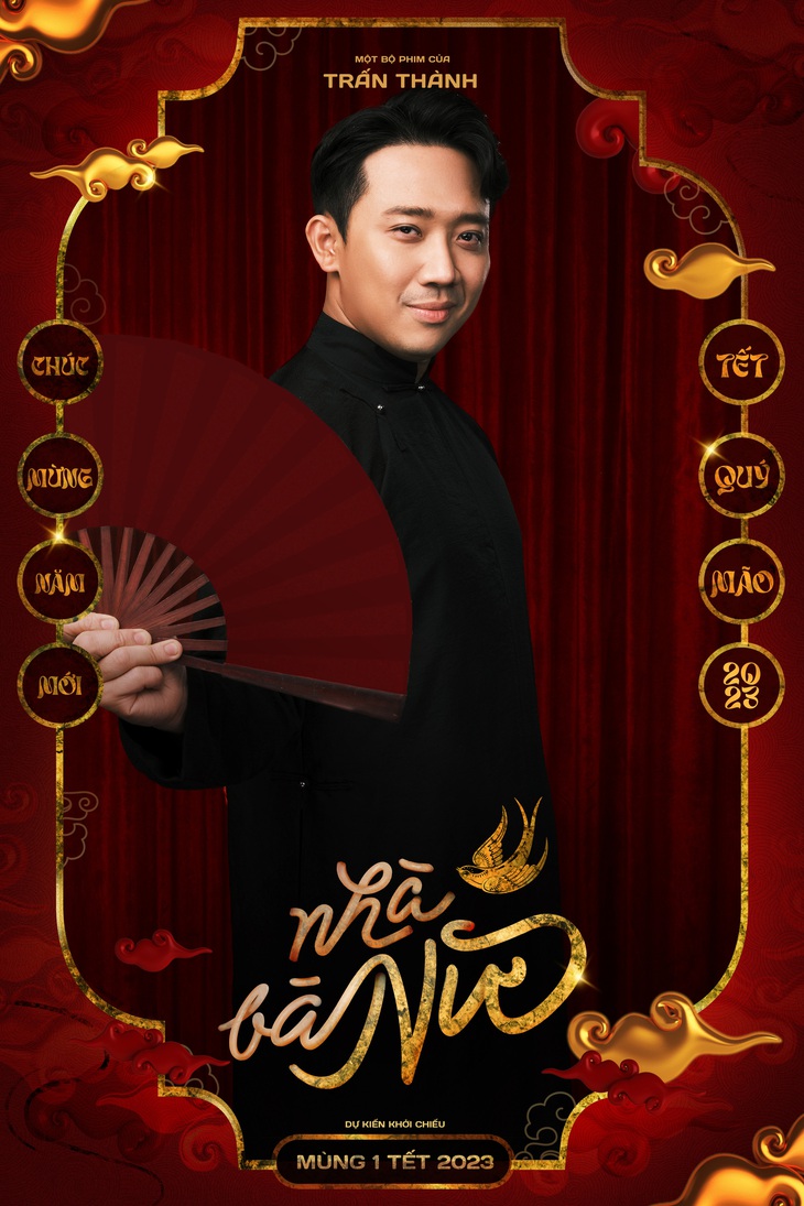 Trấn Thành cùng dàn diễn viên Nhà bà Nữ xúng xính áo dài, gửi lời chúc Tết đến khán giả - Ảnh 2.