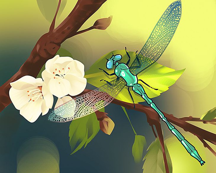 Bức tranh thiên nhiên kỳ thú có gì bất thường? - Ảnh 1.