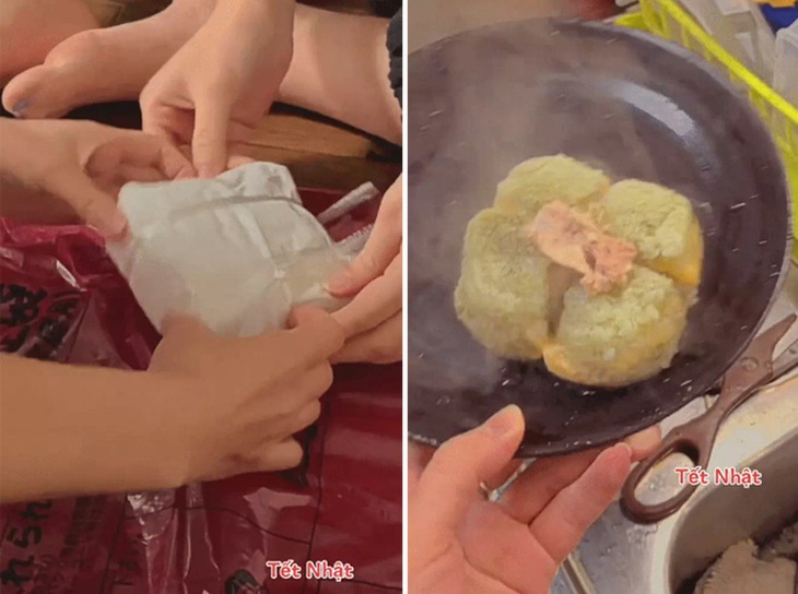 Cách nấu bánh chưng không dùng lá dong của du học sinh Nhật - Ảnh 2.